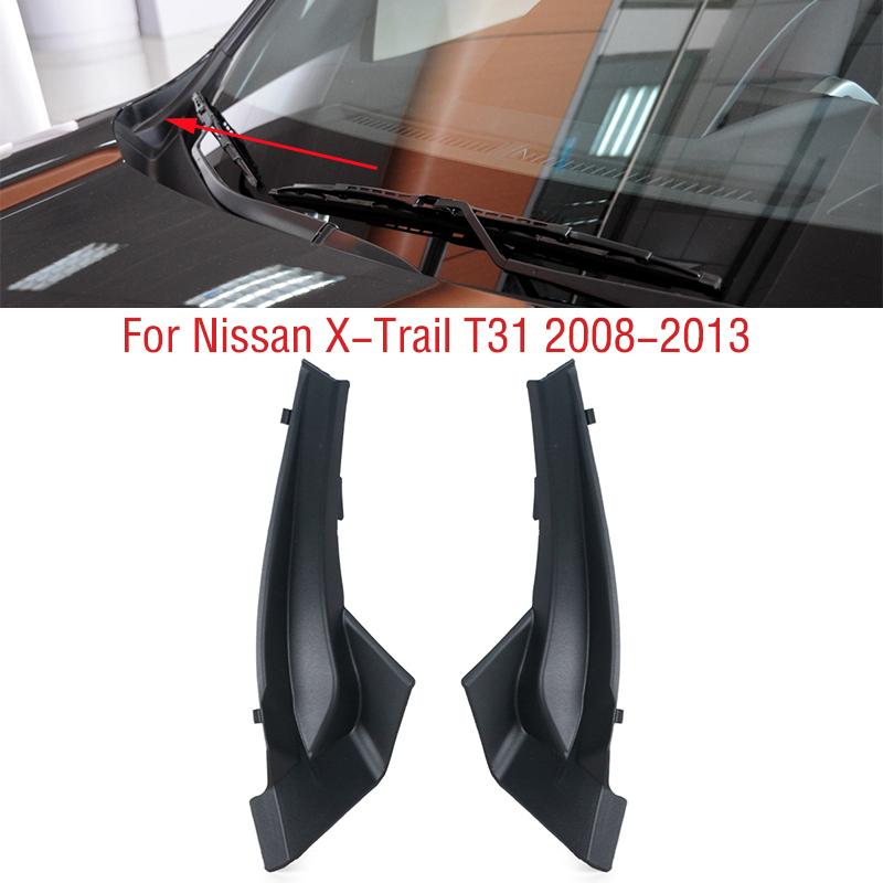 Для Nissan X-Trail Xtrail T31 2008-2013 Автомобильный Передний Лобовое Стекло Обтяжка Угловой Молдинг Дворник Боковая Накладка Крышка Пластина 66895-JG000