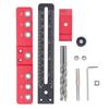 Cabinet Hardware Jig Aluminum Alloy Drawer Pull Drill Guide Adjustable Punch Locator Cabinet