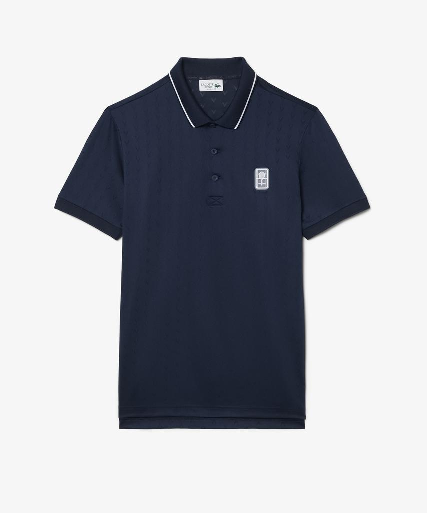 Мужская футболка-поло Lacoste Tennis Heritage с V-образным вырезом, коротким рукавом Dh0164-56G 166