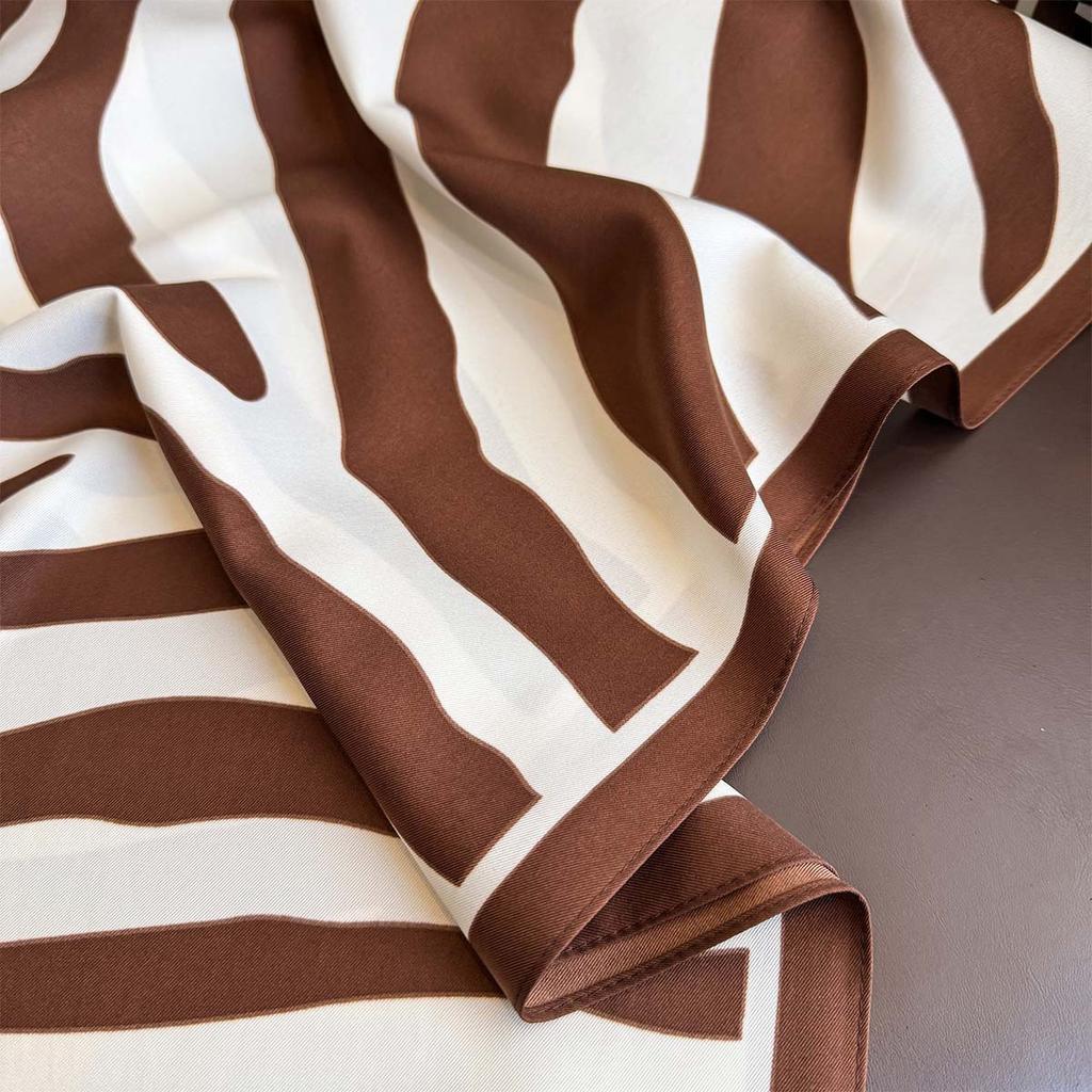 90*90cm Luxury Brand Silk Square Scarf Hijab Women Bandana Soft Scarves Neckerchief Ladies Hair Shawl Wrap Headband