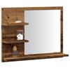 VidaXL Bathroom Mirror Cabinet Old Wood Engineered Wood, Mirror Shelf, Mirror with Shelf, Shelf 856255