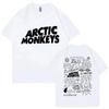 Limited Arctic Monkeys Band Tour Album Collection T-shirts for Men Women Style T Shirts Cotton Oversized T-shirt