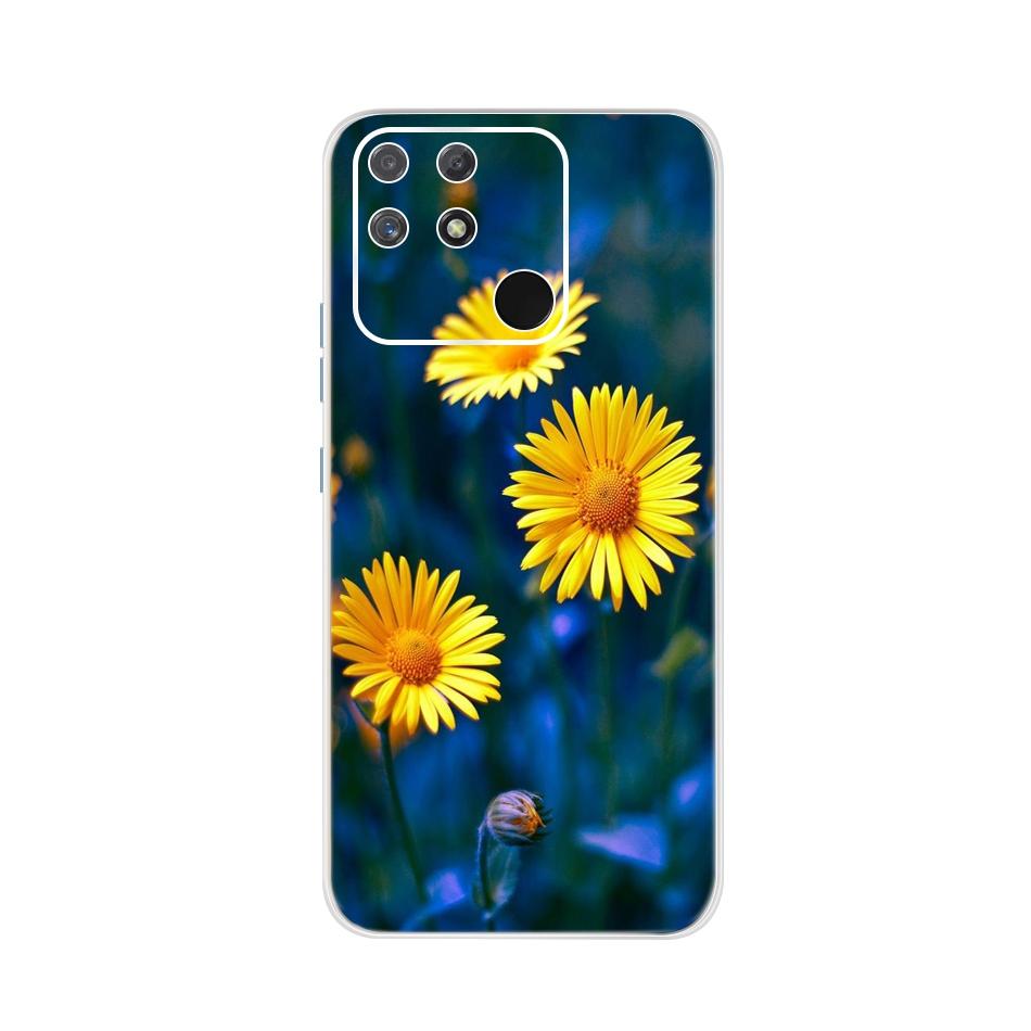 Soft Silicone Case For Raelme Narzo 50A RMX3430 Phone CaseTransparent TPU Cover For Realme Narzo50a 50 A 6.5" Back Cases Bumper