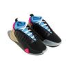 Adidas Харден Вол. 7 черных синих розовых кроссовок унисекс Core-Black Halo-Blue Clear-Pink IG5334