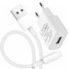 Fast Charger EU Quick Charge Adapter For Samsung Galaxy S10 S8 S9 S7 S6 Edge Plus NOTE 10 9 8 7 A50 A40 A30 Type C Data Cable