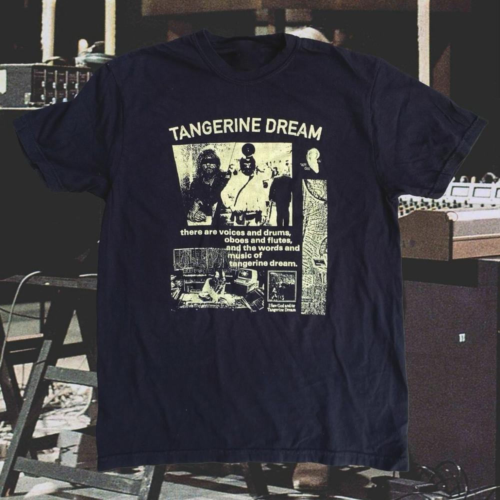 Футболка для фанатов с логотипом группы Tangerine Dream, Музыкальный тур, Все размеры от S до 5XL, NE608, Унисекс