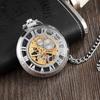 Персонализированные карманные часы без крышки с римскими цифрами, стальные шестерни, сплав, мужские и женские часы, полые ретро-механические часы