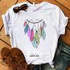 Women&Amp;#39;S T-Shirt Dream Catcher Graphic Print Top Female Tee Shirts Crew Neck Summer Casual Wear Kawaii Harajuku Oversized Tshirt