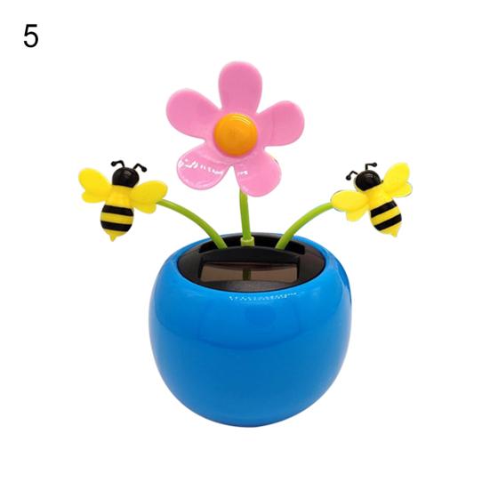 Солнечная энергия цветок приборной панели интерьер цветочный автомобиль домашний орнамент украшение подарок