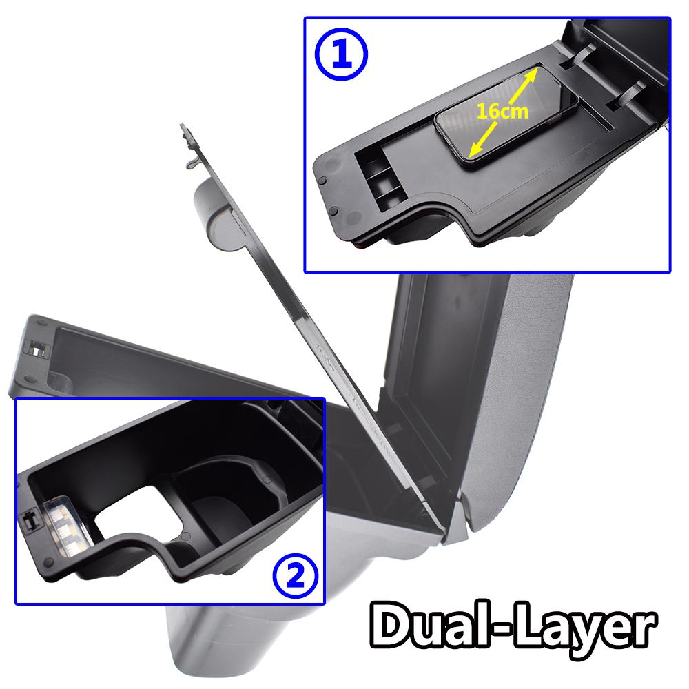 Центральный подлокотник, консоль для Nissan Juke ESQ 2011-2019, новый ящик для хранения, модификация USB-интерфейса, 2012 2013