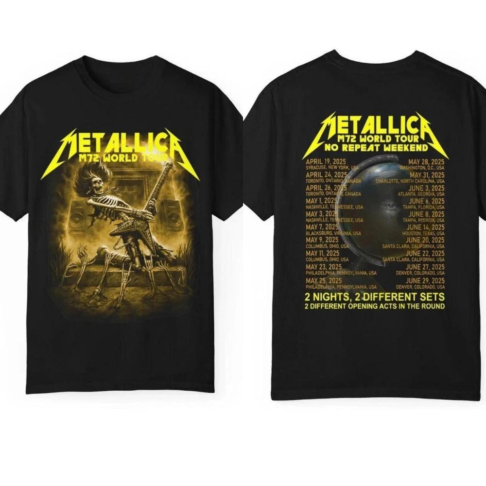 Футболка Metallica M72 Североамериканский тур 2025 Унисекс