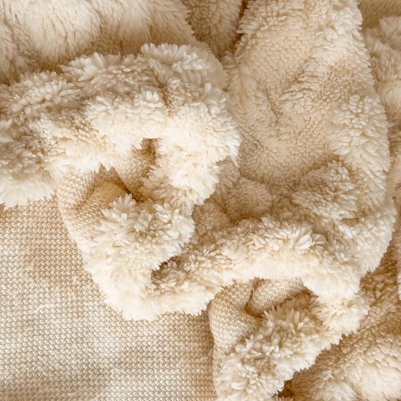 Мягкий плюшевый теплый чехол для матраса, зимний бархатный материал, простыня на резинке, утолщенный теплый чехол для матраса, несколько размеров