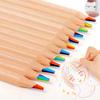 12pcs Drawing Pencil 7 Color In 1 Rainbow Gradient Crayons Colored Pencils for Coloring Sketching Colored Painting Kids Art Gift