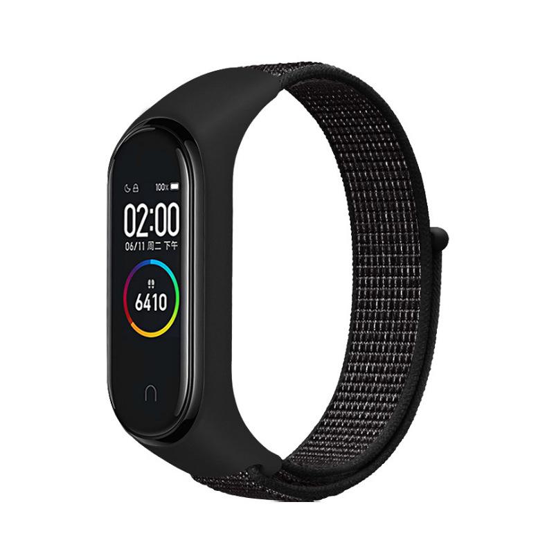 Нейлоновая петля для Xiaomi Mi Band 9 8 7 4 3 5 6 умных часов браслет спортивный Correa дышащий сменный браслет на Miband 6 8 ремешок