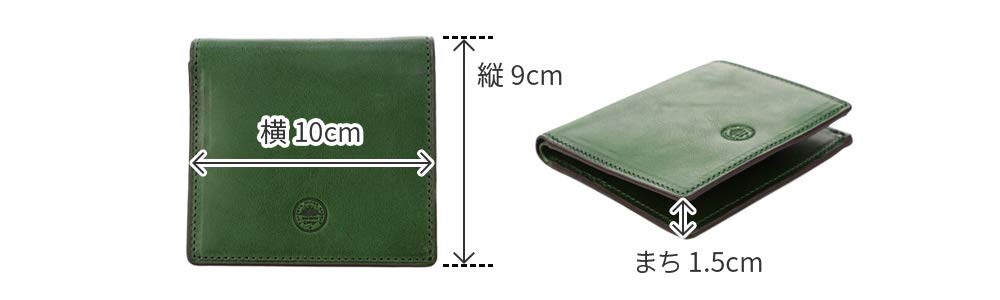 Черный кошелек двойного сложения из натуральной кожи Minimo Black [Dakota Label] мужской BL-627604-10