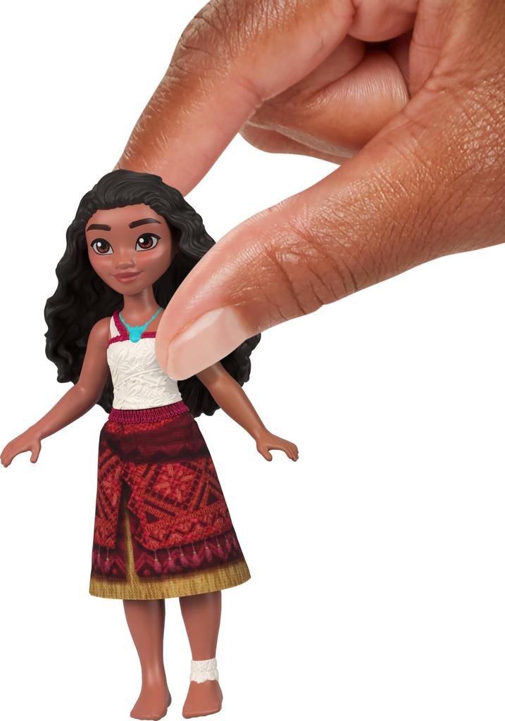 Mattel Disney Moana 2 Toys - Moana & Maui Ocean Adventure 2-Pack with 2 Small Dolls & Hook Accessories - Inspired by the Movie