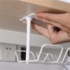 Under Desk Cable Management Tray Cord Organizer For Wire Socket Hang Holder Power Strip Rack Punching Kitchen Storage Home Tools