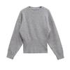 Kaslead New Women clothes Western Style Fashion Simple and Versatile Solid Knitted Long sleeve Sweater