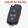 Silicone Key Case Cover for Seat Alhambra for VW Multivan Sharan Caravelle Transporter Caddy Keyless Shell Protector Key Holder