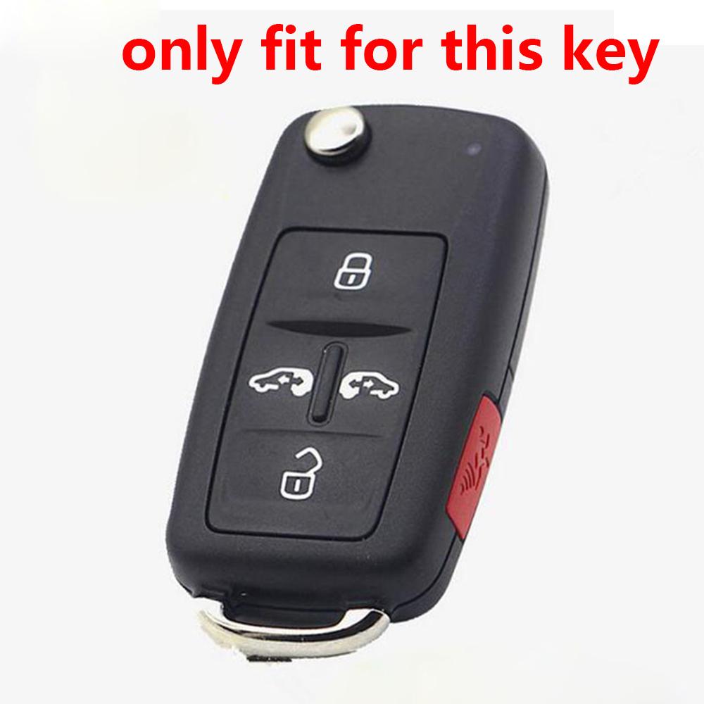Silicone Key Case Cover for Seat Alhambra for VW Multivan Sharan Caravelle Transporter Caddy Keyless Shell Protector Key Holder