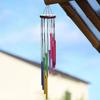 Outdoor Garden Wind Chime 12 Hollow Metal Tubes Hanging Pleasant Melody Windchimes Wind Chimes Pendant Indoor and Outdoor Decor