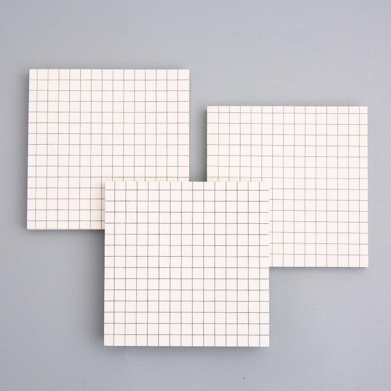 80sheets/pc Square Shaped Memo Pad Tearable Self-adhesive Notebook Sticky Note Pad Office Stationery Notepads Journaling Notepad