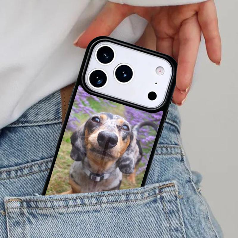 Чехол для телефона с изображением таксы для iPhone 16e 15 14 13 12 17 Pro Max Plus Air 17pro Cover Coque
