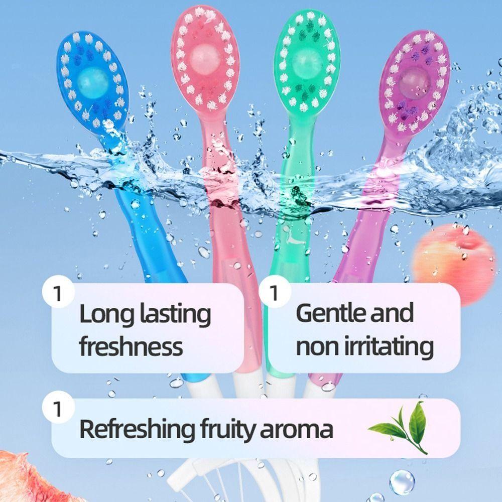 26Pcs Oral Care Mini Travel Toothbrushes Creative Toothbrush with Freshening Bead on-The-Go