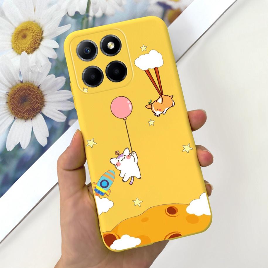 For Cover Honor X8 Phone Case TFY-LX1 TFY-LX2 TFY-LX3 Bumper Popular Flower Cats Soft Cover For Honor 70 Lite X6 X6s X8 5G Funda