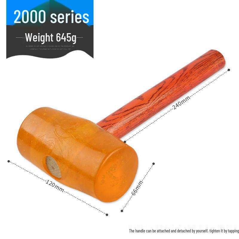 Прочный Восьмигранный Молоток с Квадратным Бойком и Деревянной Рукояткой для Работ по Демонтажу и Кирпичной Кладке