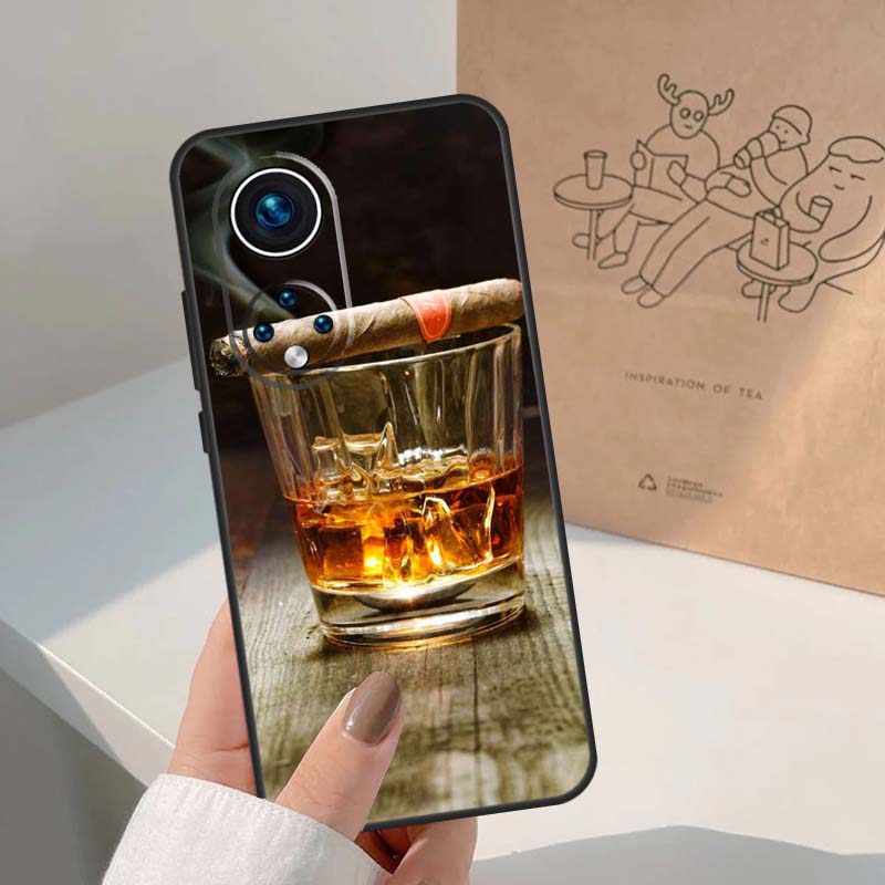 Чехол для Honor Magic 7 Lite 5 6 8 Pro, Чехол для Honor 400 200 90 70 50 X8c X8b X9a X9b X9c X9d Win, Сигарный Виски Ледяной Напиток