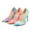 11cm Shoes Women's Color Pointed Head Thin Heel Large Size High Heels Women's Shoes WZ