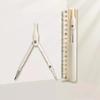 Adjustable Pencil Compass Ruler Metal Geometry Tool Professinal 3 in 1 Compasses  Office