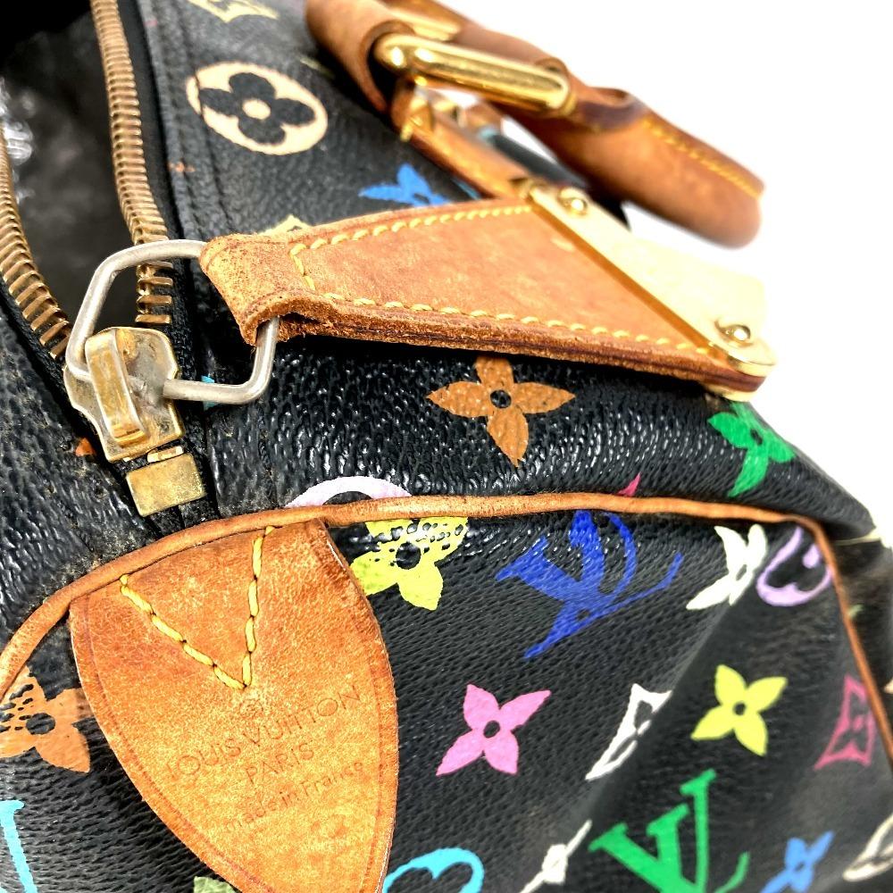 Louis Vuitton M92642  MonogramMulticolore Speedy30 Сумка-тоут Черный