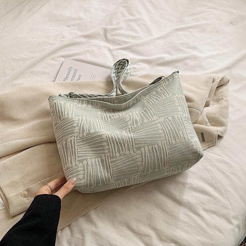 Сумка из ткани, женская, большой емкости, высококачественная, широкий плечевой ремень, сумка-мессенджер на одно плечо, сумка-мессенджер Niche Autumn Canvas Bag