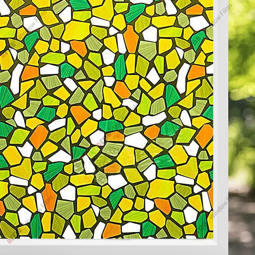 AFDB матовая пленка для защиты окон, статическая наклейка на окно, неклеящаяся пленка для витражного стекла, декоративный стеклянный винил для дома