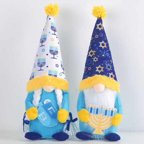 Gnome Doll Ornament Hanukkah Festival Faceless Doll Ornament Cultural Atmosphere Home Holiday Decoration