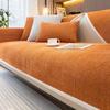 Autumn Winter Chenille Sofa Cover Living Room Solid Color Sofa Cushion L Shaped Sofa Cover Non-Slip Couch Armrest Backrest Mat