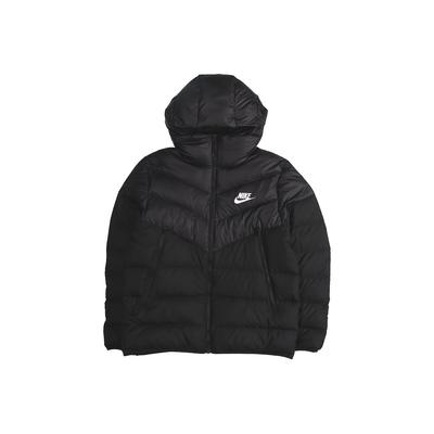 Nsw Windrunner Down Fill с капюшоном, мужская куртка-пуховик, черная 928834-010