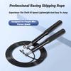 Алюминиевая ручка Стальной трос Скакалка Сплав Род Спорт Фитнес Принадлежности Подшипник Высокая Быстрая Скорость Прыжки Регулируемая Сталь
