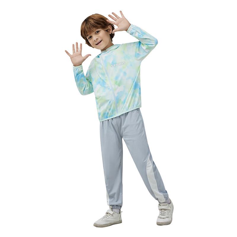 Летняя куртка с защитой от солнца в стиле тай-дай для девочек