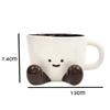 350ml Creative Ceramic Coffee Cup Mug with Handle Cartoon High Temperature Drinking Cup Home Desktop Decoration Water Cup Gift