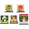 3D Time Piece Calendar Carved Tree Memo Pad 2026 Desk Calendar with LED Light Tear-off Decorative Panda Calendar Christmas Gift for Colleague Friend