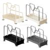 Kitchen Organizer Rack elf Drainage Utensil Holder Multi-Function Countertop Storage Metal Rust-Free Pot Lid Storage Rack