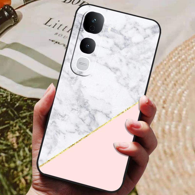 Для Vivo Y400 Pro 5G Чехол Силиконовая Задняя Крышка Чехол для Телефона для Vivo Y400 4G 5G Глобальная Y 400 Pro Чехлы Мягкий бампер coque Ударопрочный