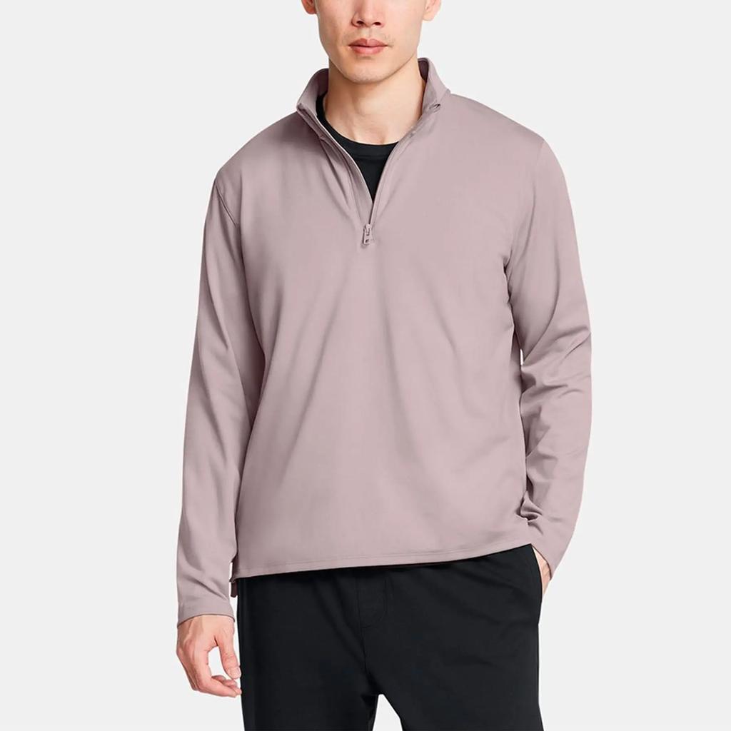 Under Armour Футболка для бега Meridian UA с длинным рукавом для мужчин, светло-фиолетовая 1387905-015