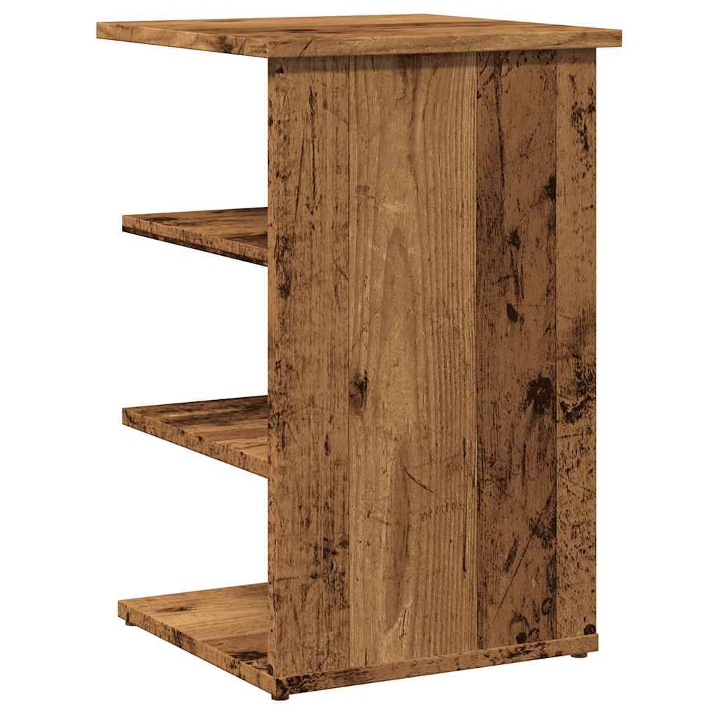 Sideboard with Reclaimed Wood Look 35 x 35 x 55 cm Engineered Wood
