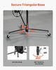 3353mm Drywall Lift, Heavy-Duty 68 kg Sheetrock Hoist with Adjustable Telescoping Arm, Lockable Wheels, Drywall Lifter Panel Jack Hoist Tools Ideal