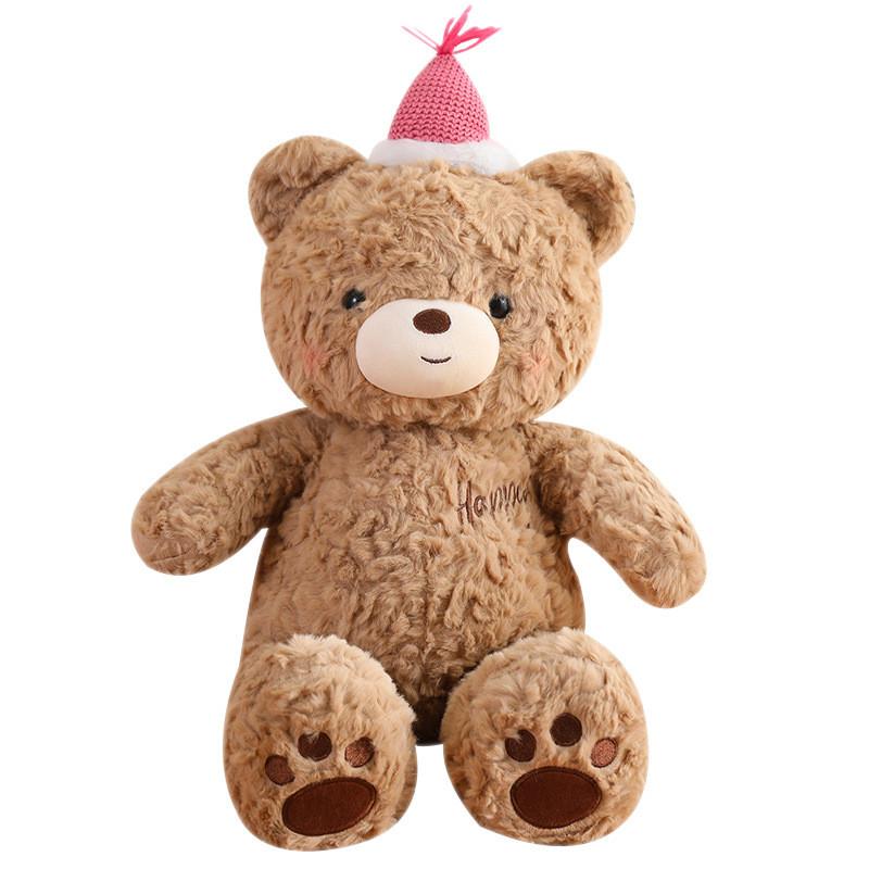 Cartoon Teddy Bear Stuffed Animal With Super Soft Plush For Playroom And Gift Giving