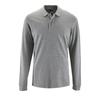 Mens Perfect Melange Pique Long-Sleeved Polo Shirt
